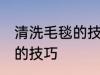 清洗毛毯的技巧有哪些 关于清洗毛毯的技巧
