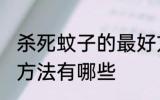 杀死蚊子的最好方法 杀死蚊子的最好方法有哪些