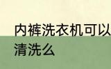内裤洗衣机可以洗吗 内裤能用洗衣机清洗么
