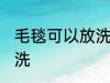 毛毯可以放洗衣机洗吗 毛毯能不能机洗