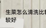 生菜怎么清洗比较好 生菜怎样清洗比较好