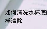 如何清洗水杯底的水垢 水杯中水垢怎样清除