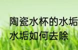 陶瓷水杯的水垢怎么清洗 陶瓷水杯的水垢如何去除