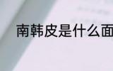 南韩皮是什么面料 什么是南韩皮