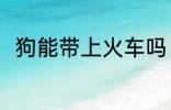 狗能带上火车吗 狗可以带上火车吗