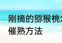刚摘的猕猴桃怎么催熟 刚摘的猕猴桃催熟方法
