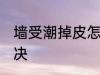 墙受潮掉皮怎么办 墙受潮掉皮如何解决