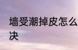墙受潮掉皮怎么办 墙受潮掉皮如何解决