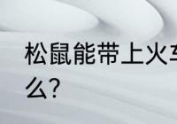松鼠能带上火车吗 可以带松鼠上火车么？