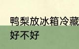 鸭梨放冰箱冷藏好吗 鸭梨放冰箱冷藏好不好