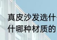 真皮沙发选什么材质的好 真皮沙发选什哪种材质的